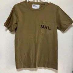 MHL. ポケット付きロゴTシャツ カーキのサムネイル