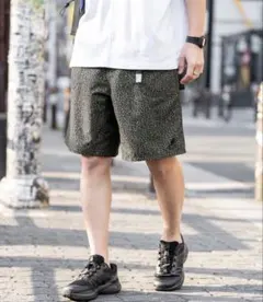 新品 KANGOL カンゴール ハーフパンツ レオパードブラックのサムネイル
