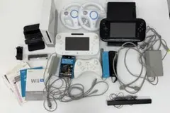 Wii本体、Wii U 本体 ホワイト/ブラック セット