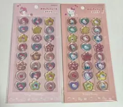 【正規品】　サンリオ　おはじきふうシール　マイメロディ　ハローキティ