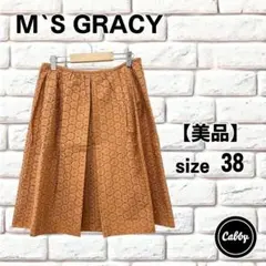 【美品】M’S GRACY エムズ グレイシー レーススカート　サイズ38のサムネイル