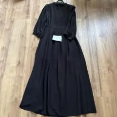 新品 nairo 黒 ロングワンピース
