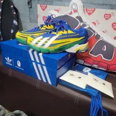 adidas オルケトロ ベイプ 青/黄/緑 箱付き