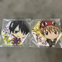 銀魂　キャラクター ピンバッジ 高杉晋助　沖田総悟
