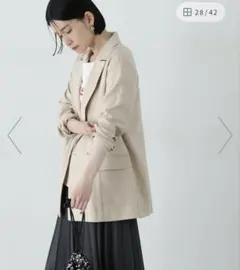 新品タグ付き ルーズダブルブレストジャケット ダブルボタン ジャケット