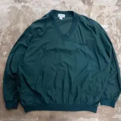 90's IZOD Vネックナイロン プルオーバージャケット メンズL