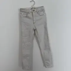 【美品】ZARA ザラ　スキニーパンツ ホワイト　綺麗見え