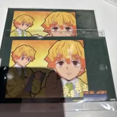 鬼滅の刃 立志編 第三期「好き」ランダムチェキ風ブロマイド 我妻善逸