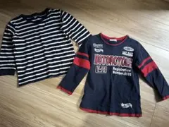 キッズ長袖カットソー 2枚セット