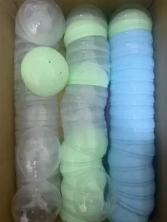 空カプセル◆セパレートタイプ◆大きめサイズ◆ 全5色50個セット◆パステルカラー