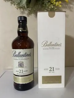Ballantine's 21年 ブレンデッドスコッチウイスキー　空き瓶
