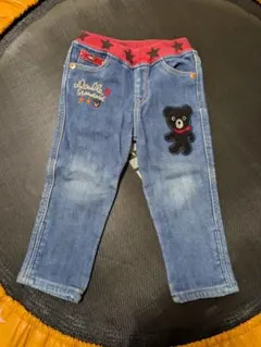 ミキハウス　ダブルビー　スタンダード デニムパンツ 90