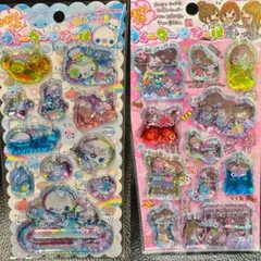 【正規品】ウォーターインシール　ラブ友ズッ友＆ぷくぷくあわわちゃん　2枚セット