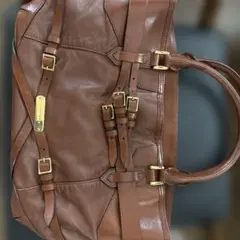 [Sale 価額❣️]Burberry ブラウンレザー ハンドバッグ