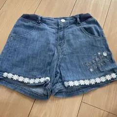 メゾピアノ　デニム　ショートパンツ　140
