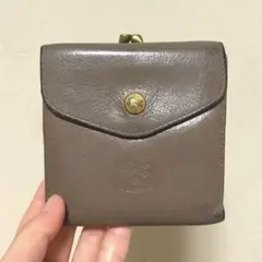 ブラウン 二つ折り財布 カードポケット付き