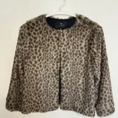 【美品】Laxmi ヒョウ柄　ファーコート