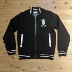 MARK&LONA ゴルフ スカル刺繍 ジャンパー 黒