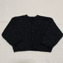 ZARA キッズ　ラメ　ニットカーディガン　92