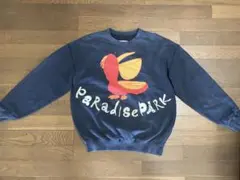 USPP 紺地 トレーナー ペリカンの絵が前・後ろにある Mサイズ (大きめ)