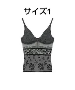 Floral Jacquard Knit Camisole Top　サイズ1のサムネイル