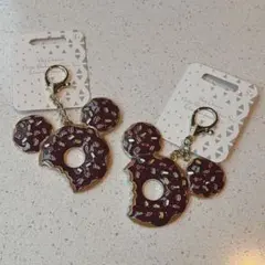 ディズニー キーチェーン ドーナツ ミッキー