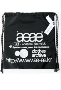 【新品タグ付き 】aeae WEB LOGO DOT GYM SACK