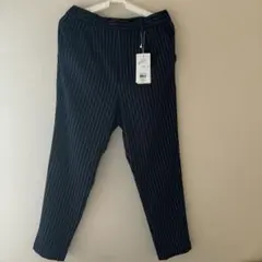 【新品】LEPSIM ハタラク7DAYSパンツ テーパード M ネイビー×白
