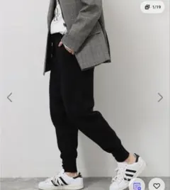 新品未使用品 セオリー NAMBA MELANGE ジャージー スラックス XL