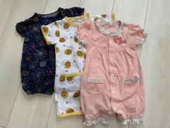 カバーオール3点セット 70サイズ 西松屋