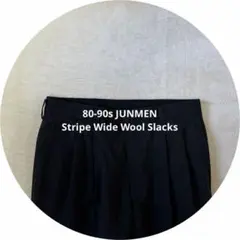 80-90s JUNMEN Pin Stripe Wool Slacks