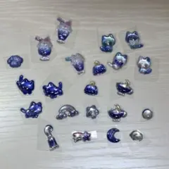 ボンボンドロップシール よるねこ おすそわけ 22個