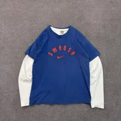 90s NIKE tシャツ　usa製　シングルステッチ　短丈　oldnike