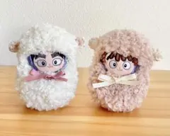 ぬいぐるみ　着ぐるみ　ひつじ　ヒツジ　ぬい服　ほわぬい 8cm