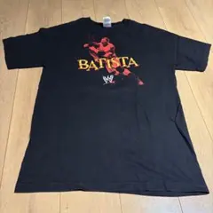 WWE Tシャツ　古着　プロレス　バティスタ　ブラック　marvel 00s