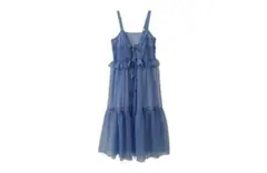 新品 LACE DOCKING TENCEL DENIM FLARE DRESS - メルカリ
