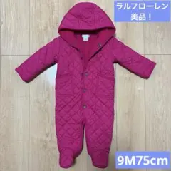 【美品】ラルフローレン　ポロ　ジャンプスーツ　アウター　防寒　ベビーカー　ダウン