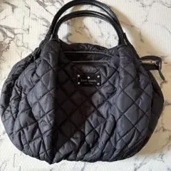 kate spade キルティングトートバッグ ブラック
