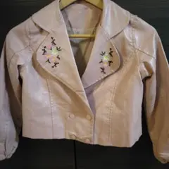 刺繍付きショートジャケット