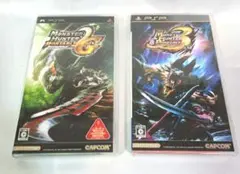 PSPソフト モンスターハンター ポータブル 2nd G/3rd 2個セット
