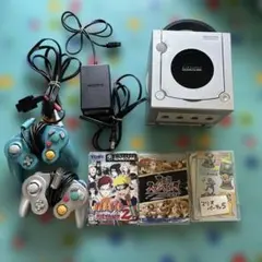 ゲームキューブ 本体 コントーラー（エメラルドブルー） ソフト付き
