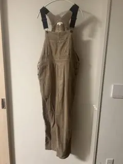 niko and ... ベージュ コーデュロイオーバーオール サロペット　L