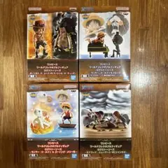 ワンピース　ワールドコレクタブルフィギュア　ログストーリーズ　4点セット