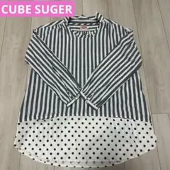 CUBE SUGERキューブシュガー長袖シャツ ブラウス