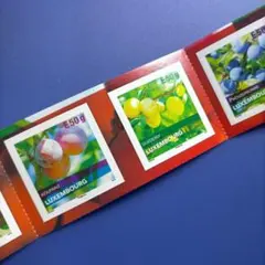 4741 外国切手 ルクセンブルク 2018年 果物デザイン粘着式切手帳