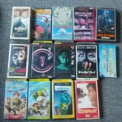 VHSビデオテープ コレクション 人気映画