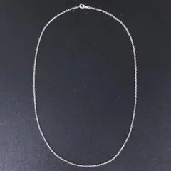 SILVER 925 OLD 2mm 細角 あずき チェーンネックレス 50cm - メルカリ