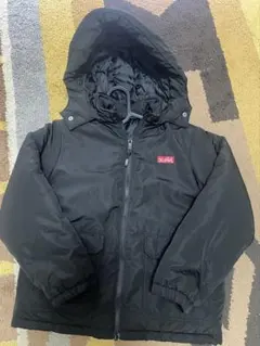 X-Girl ブラックコート フード付き