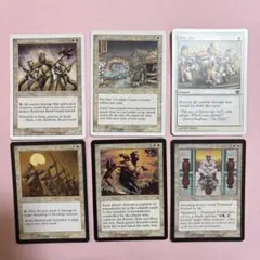（20）MTG 白カード 6枚セット 英語版
