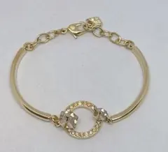 SWAROVSKスワロフスキー Geometric ブレスレット ゴールドカラー